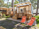 Mobil-home au camping 5 étoiles le Vieux Port dans les Landes