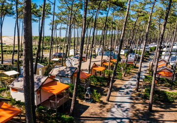 Locations premium au camping 5 étoiles le Vieux Port dans les Landes 