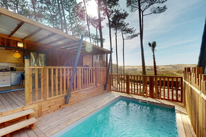 Chalet premium avec piscine privée