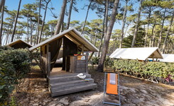 Tente duo camping 5 étoiles le Vieux port dans les Landes 